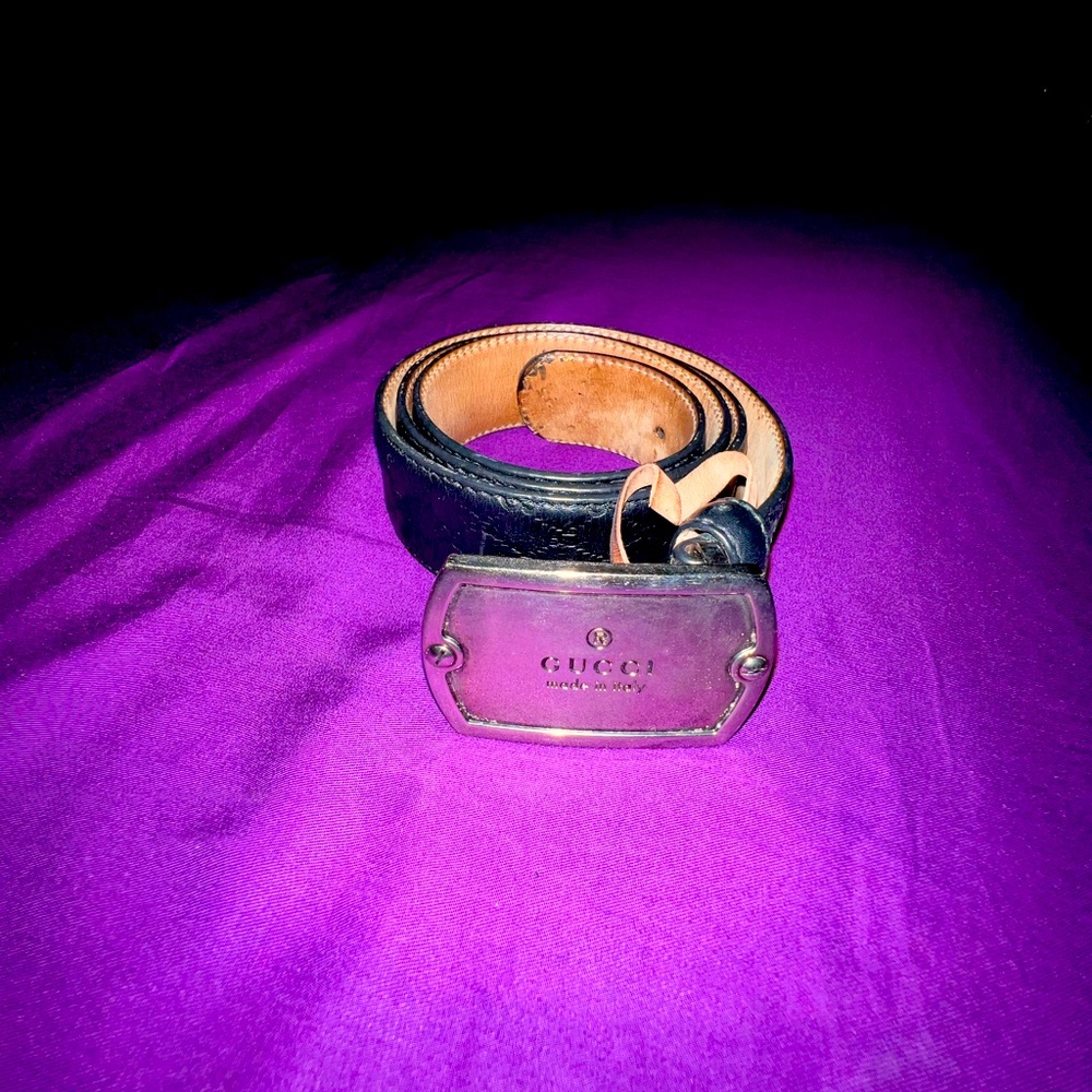 Gucci Leather Men Belt
